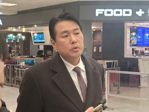 ▲ 김태효 국가안보실 1차장이 제2차 한미 핵협의그룹(NCG) 회의 참석차 14일(현지시간) 오후 워싱턴 D.C. 인근 덜레스 공항을 통해 입국하면서 취재진과 인터뷰하고 있다. ⓒ연합뉴스