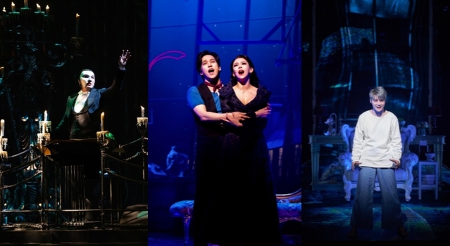 ▲ 왼쪽부터 '오페라의 유령' 조승우, '물랑루즈!' 홍광호, '데스노트' 김준수.ⓒ에스앤코·CJ ENM·오디컴퍼니