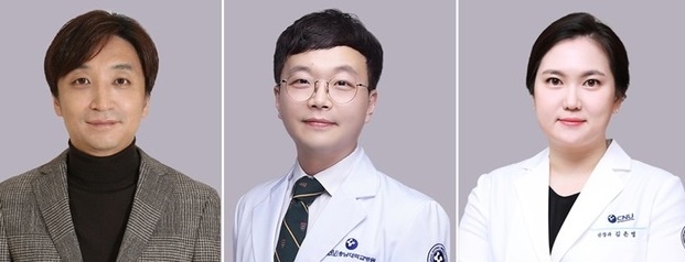 ▲ 공동연구 의료진 박정수, 강찬신, 김은영 교수(좌측부터).ⓒ세종충남대병원