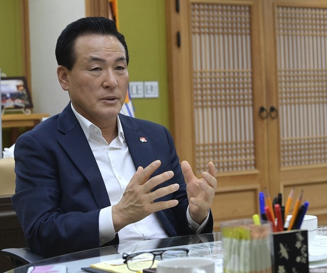 ▲ 백성현 논산시장.ⓒ논산시