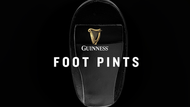 ▲ 기네스의 '풋 파인트(Foot Pints)' 캠페인. ©Guinness
