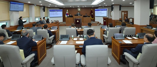 ▲ 논산시의회 250회 제2차 정례회 폐회.ⓒ논산시의회