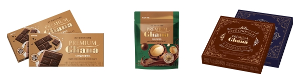 ▲ 프리미엄 가나 시리즈 패키지ⓒ롯데웰푸드