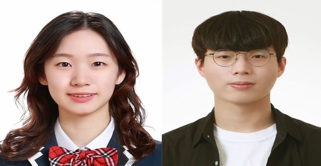 ▲ 왼쪽부터 김민서 학생, 배성원 학생.ⓒ세종교육청