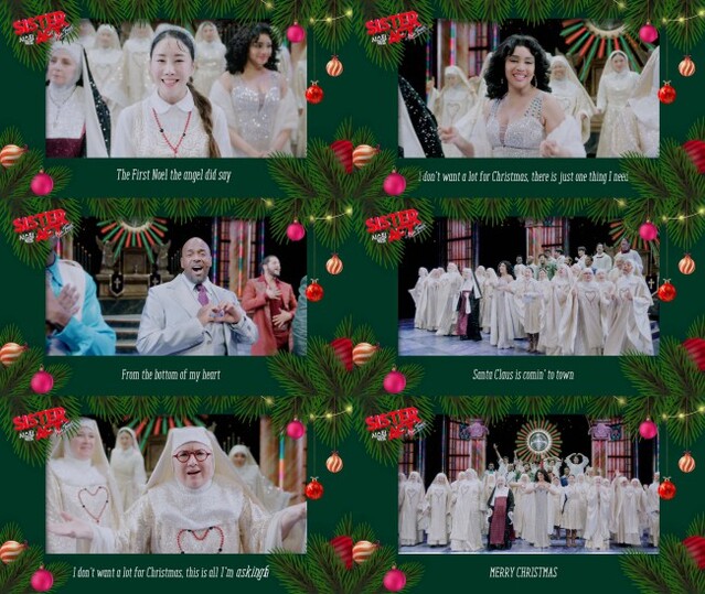 ▲ 뮤지컬 '시스터 액트' 캐롤 영상 캡처.ⓒEMK뮤지컬컴퍼니