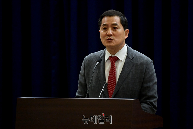 ▲ 박대출 국민의힘 의원이 지난 9월1일 오전 국회 의원회관에서 열린 정책의원총회에서 발언을 하고 있다. ⓒ이종현 기자