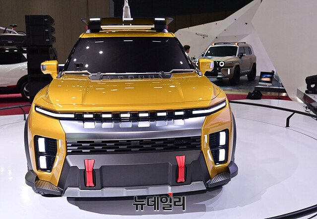 ▲ 내년 출시 예정인 전기 픽업트럭 o100. ⓒ뉴데일리DB