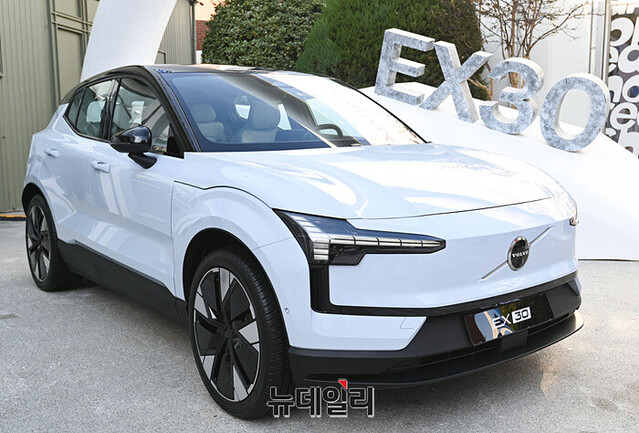 ▲ 최근 국내 첫 공개된 볼보차 EX30 ⓒ뉴데일리DB