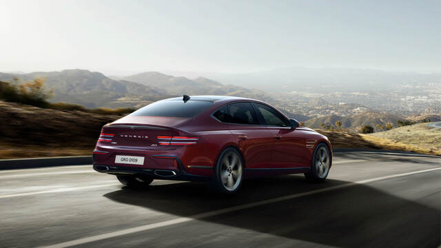 ▲ G80 스포츠 패키지 모습. ⓒ제네시스