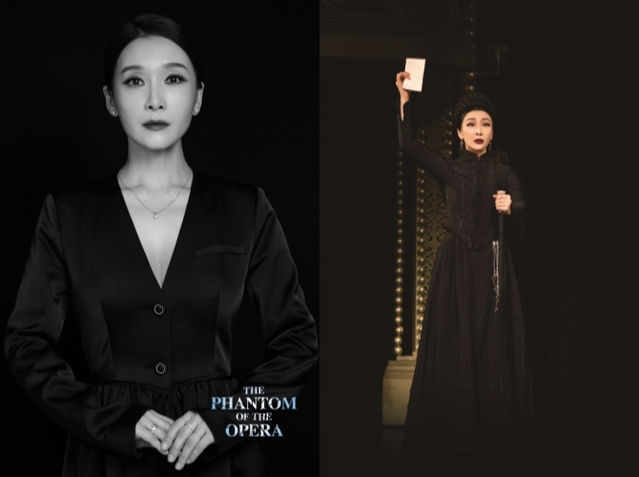 ▲ '오페라의 유령' 프로필 이미지와 공연 장면.ⓒ에스앤코