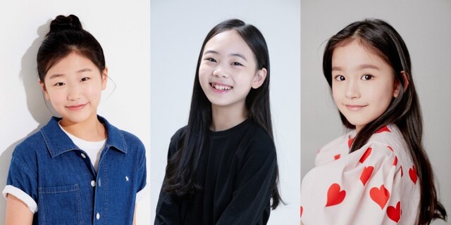 ▲ 뮤지컬 '내 마음은 무지'의 주인공 '서하얀' 역 프로필(왼쪽부터 강단아·최은영·임하윤).ⓒ쇼노트