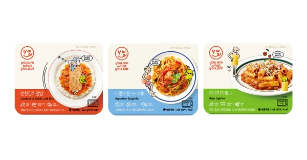 ▲ 유아왓유잇 식물성간편식 3종ⓒ신세계푸드