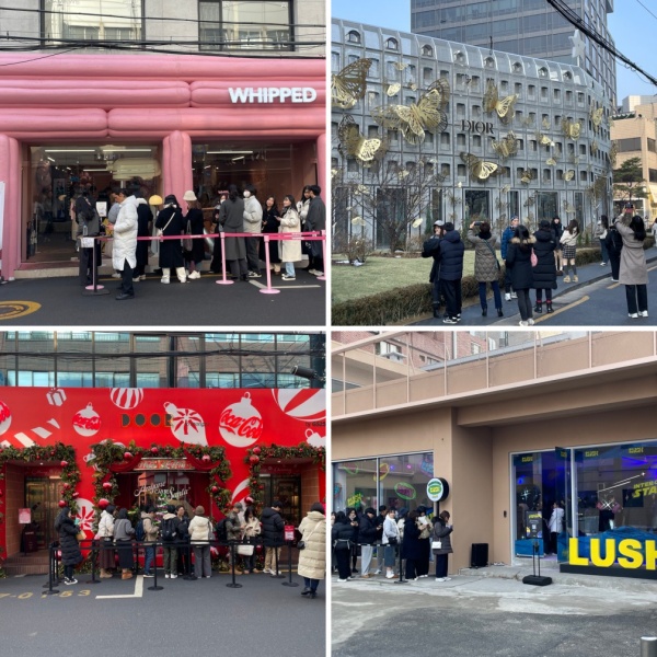 ▲ 성수동에서 열리고 있는 각종 팝업들. ⓒ문은혜 기자