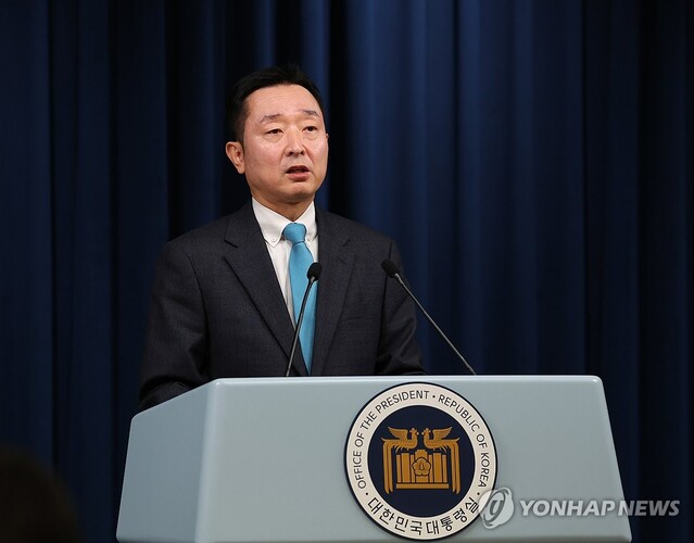 ▲ 이도운 대통령실 홍보수석. ⓒ연합뉴스