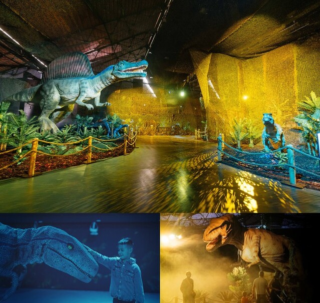 ▲ '다이노스 얼라이브' 전시 전경.ⓒ엑시비션 허브 아시아