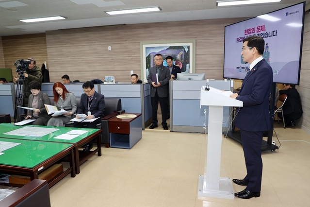 ▲ 윤건영 충북도교육감.ⓒ충북도교육청