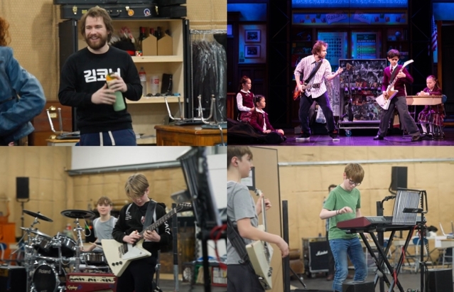 ▲ 뮤지컬 '스쿨 오브 락' 월드투어 런던 연습 현장.ⓒ에스앤코