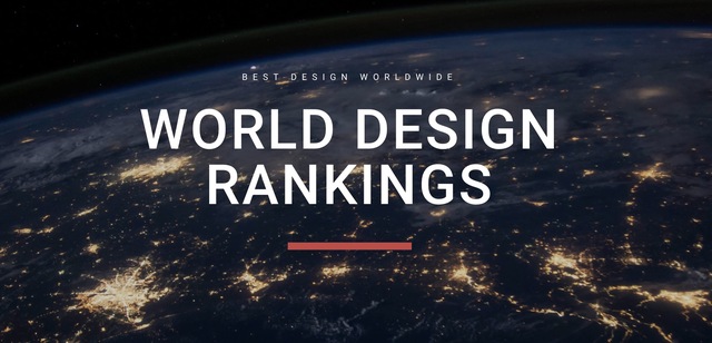▲ ©World Design Rankings