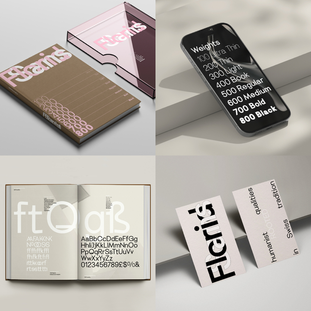 ▲ ©Florid Sans Typeface Design by Paul Robb