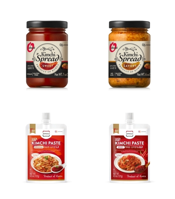 ▲ 대상 ‘종가 DIY 김치 페이스트’, ‘오푸드 김치 스프레드’ ⓒ대상