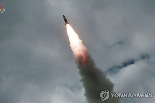 ▲ 2019년 북한의 단거리 탄도미사일 발사 모습. ⓒ연합뉴스