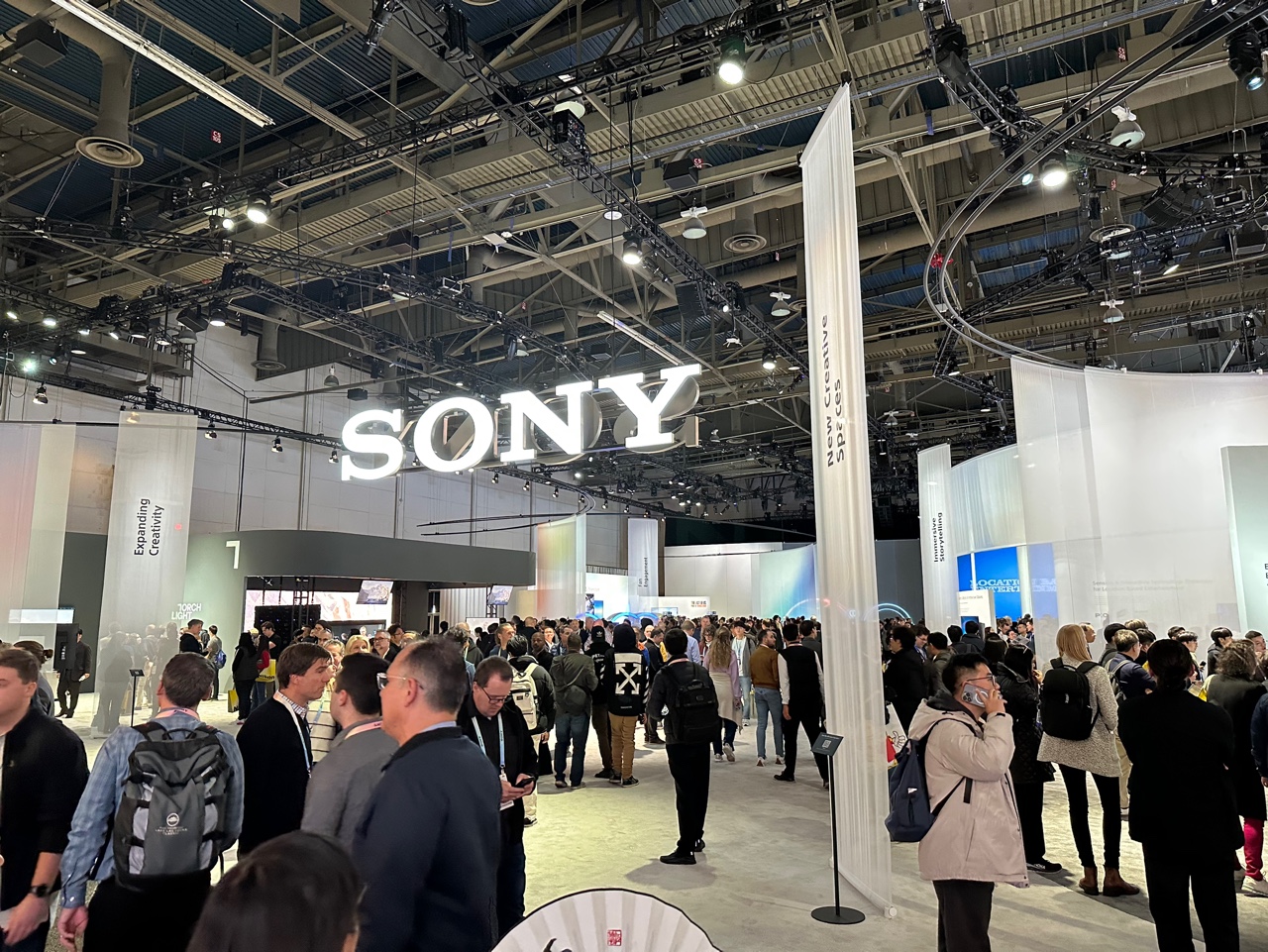 ▲ CES 2024 소니 전시관 전경