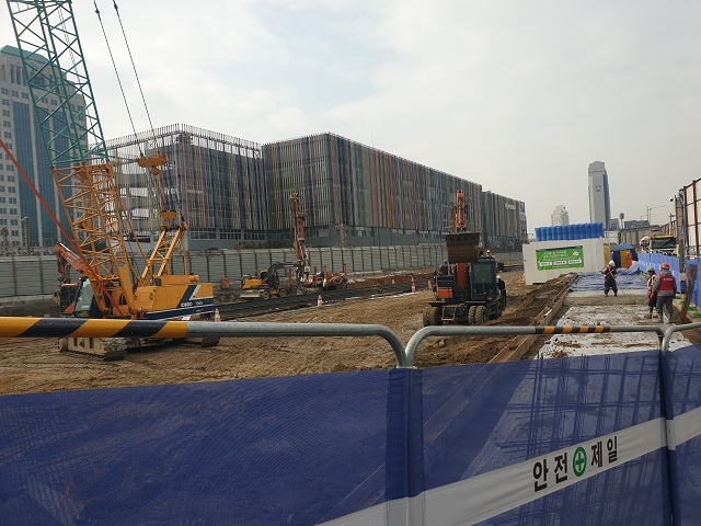 ▲ 서울 동작구 '노량진역 청년안심주택' 공사현장.ⓒ송학주 기자