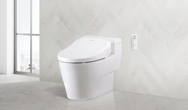 ▲ 코웨이 룰루 2024년형 스스로케어 비데 리모트.ⓒ코웨이