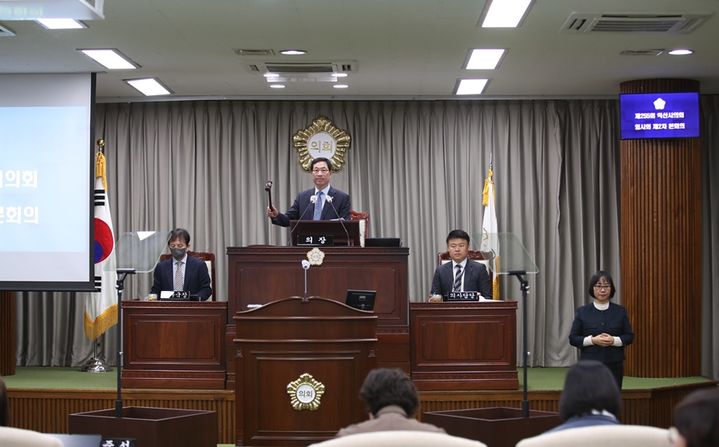 ▲ 전북 익산시의회가 '제257회 임시회'를 개회했다.ⓒ시의회