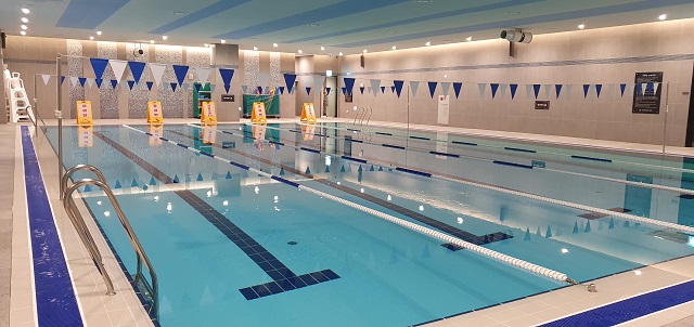 ▲ 서울 은평구 대조동 '호반베르디움 스테이원' 내 수영장 모습.ⓒ단지 임대관리센터