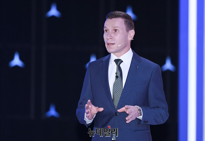 ▲ 작년 9월 부임 후 처음으로 공식석상에 등장한 마티아스 바이틀 벤츠코리아 대표 ⓒ뉴데일리DB