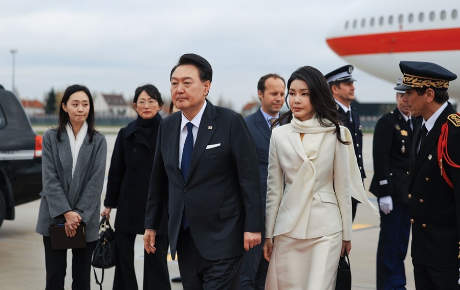 ▲ 윤석열 대통령과 부인 김건희 여사. ⓒ대통령실 제공