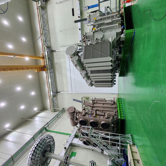 ▲ LS일렉트릭 부산사업장 초고압변압기 생산시설.ⓒLS일렉트릭