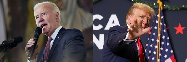 ▲ ▲조 바이든 대통령(좌)과 도널드 트럼프 전 대통령(우). ⓒ연합뉴스