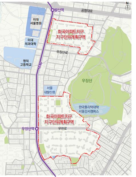 ▲ 화곡아파트지구 지구단위계획 위치도. ⓒ서울시 제공