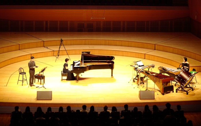 ▲ 지브리 피아노 트리오 '발렌타인 콘서트' 2023년 공연.ⓒ롯데문화재단