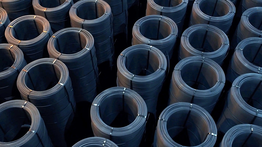 ▲ EPD 인증을 획득한 동국제강 코일철근 제품. ⓒ동국제강