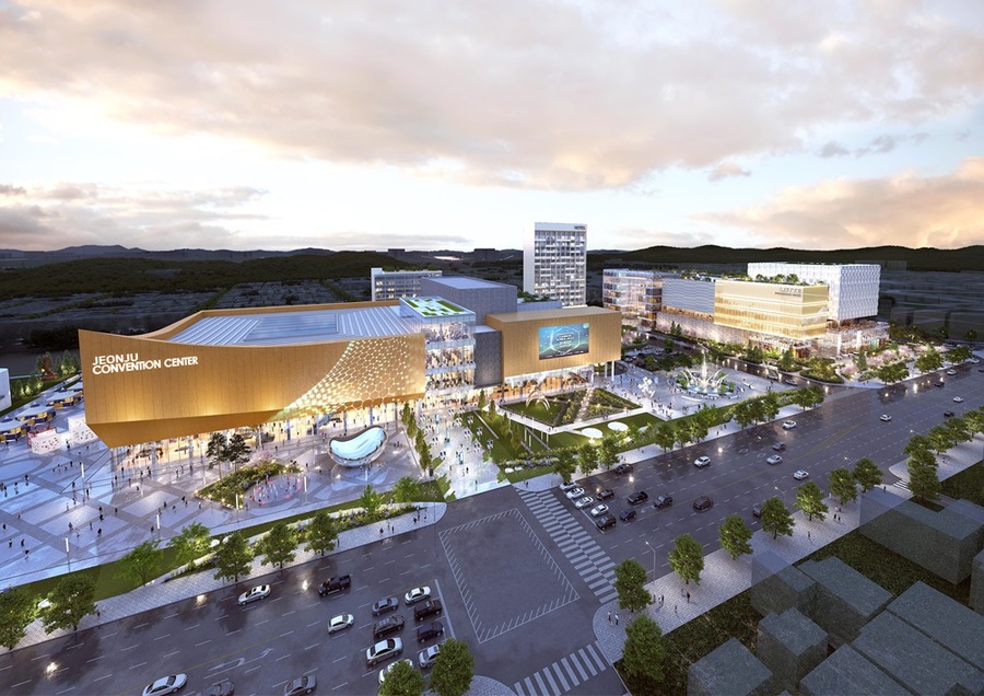 ▲ 전주종합경기장 MICE복합단지 개발 투시도.ⓒ