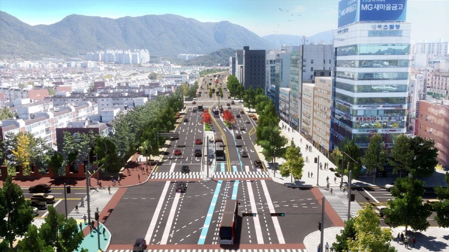▲ '창원 원이대로 S-BRT 구축사업’ 실시계획 도. ⓒ창원시 제공