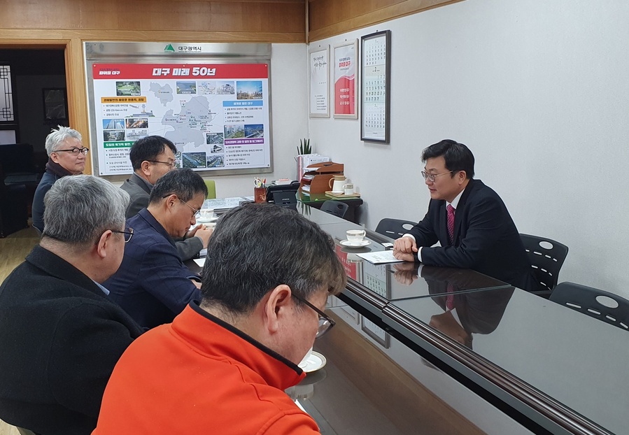 ▲ 김선조 대구광역시 행정부시장은 2월 2일 행정안전부가 실시하는 ‘2024년 재난관리평가’의 부단체장 인터뷰를 진행했다.ⓒ대구시