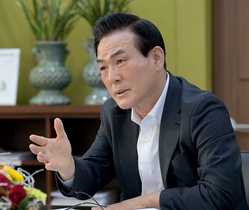 ▲ 백성현 충남 논산시장.ⓒ논산시