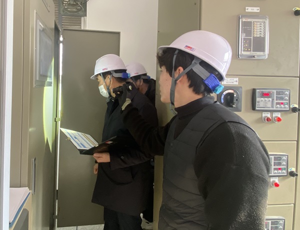 ▲ 상하수도사업소가 관내 배수지 설비점검을 하고 있다.ⓒ세종시