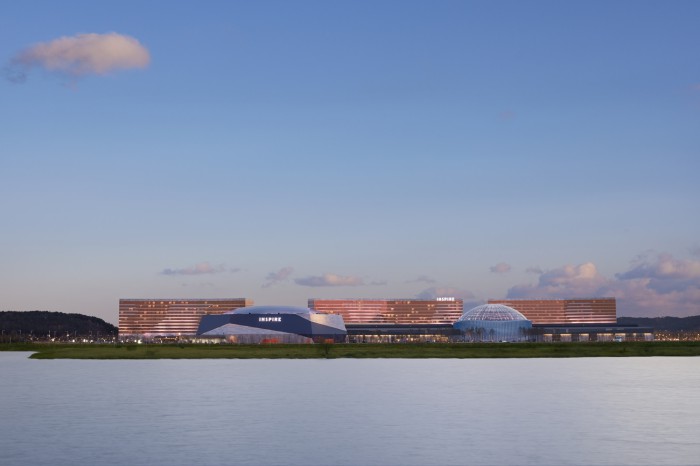 ▲ 인스파이어 엔터테인먼트 리조트 전경.ⓒ모히건 인스파이어