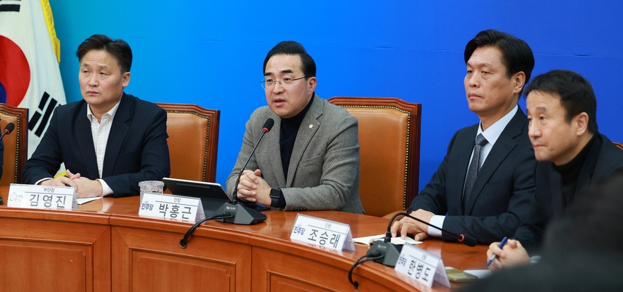 ▲ 발언하는 박홍근 더불어민주당 민주개혁진보 선거연합 추진단장
ⓒ뉴시스