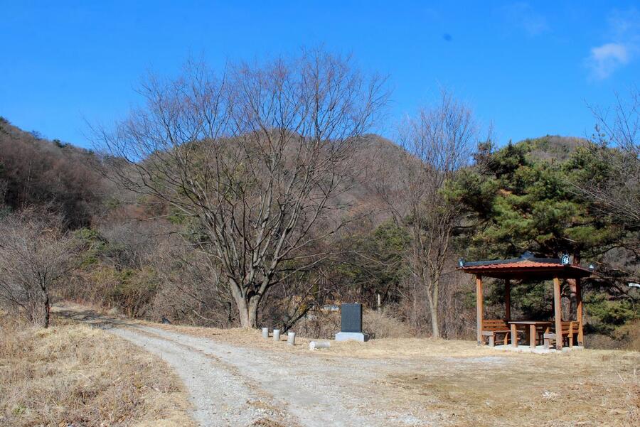 ▲ 보현산 임도 ‘쉬는 터’에서 바라본 보현산 능선.ⓒ진경수 山 애호가