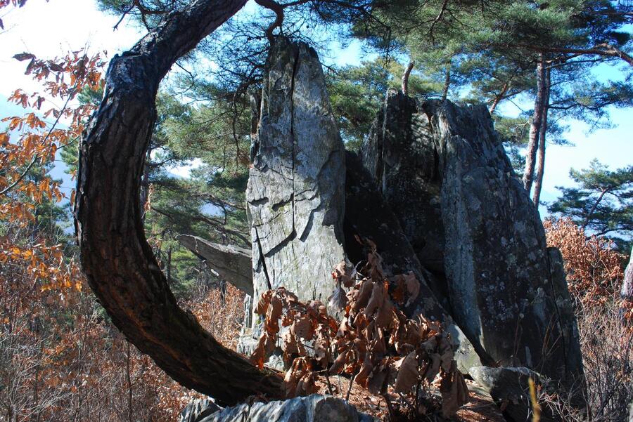 ▲ 촌철살인 바위.ⓒ진경수 山 애호가