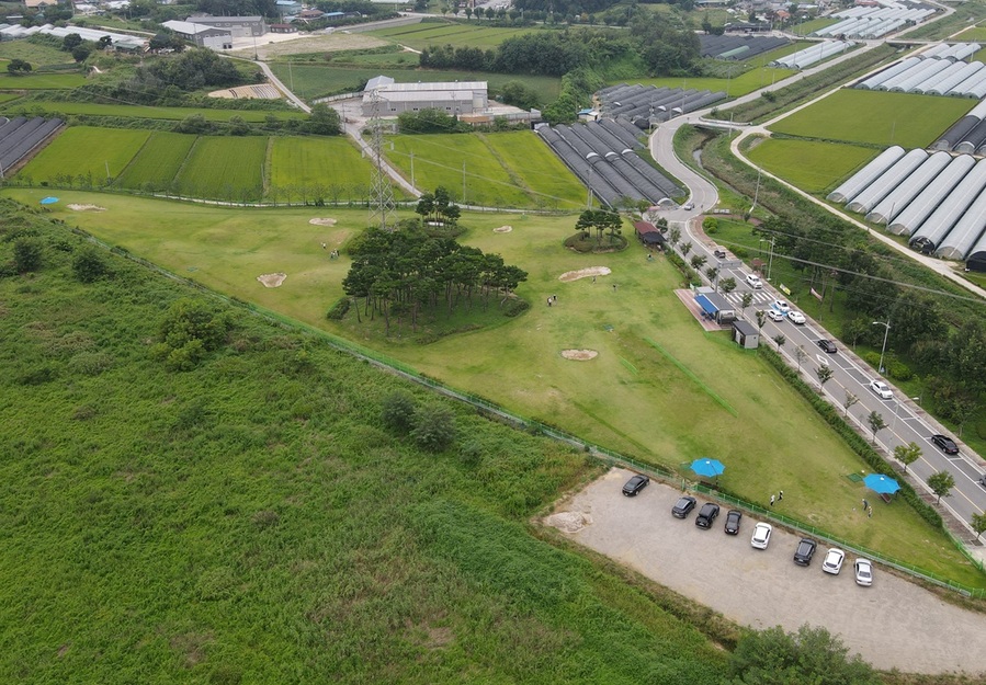 ▲ 맹동파크골프장 전경.ⓒ음성군