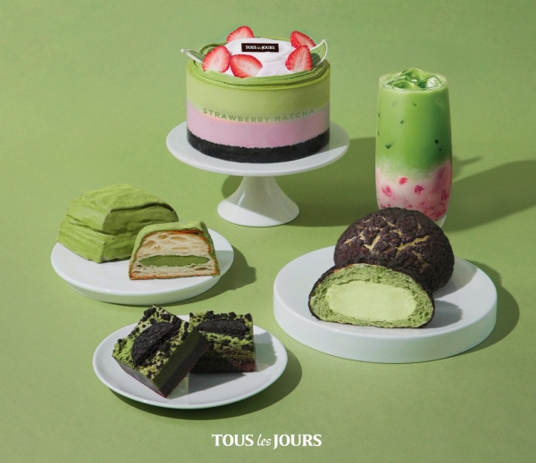 ▲ 1월 출시된 말차 신제품 3종ⓒ뚜레쥬르