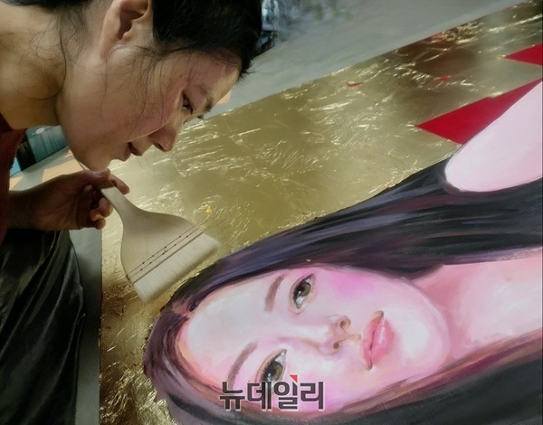 ▲ 화가의 붓끝에서 그려진 모델이 저에게 말을 걸어왔을 때 놀라움· 두려움·희열등 어떤 말로 표현할 수 없을 정도로 행복했다.ⓒ김경태 기자