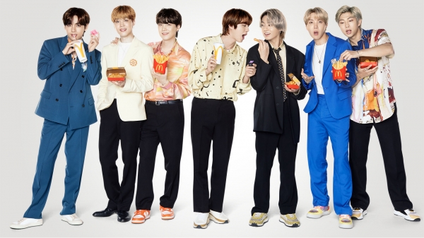 ▲ 맥도날드가 2021년 BTS와 손잡고 BTS세트를 판매했다. ⓒ한국맥도날드